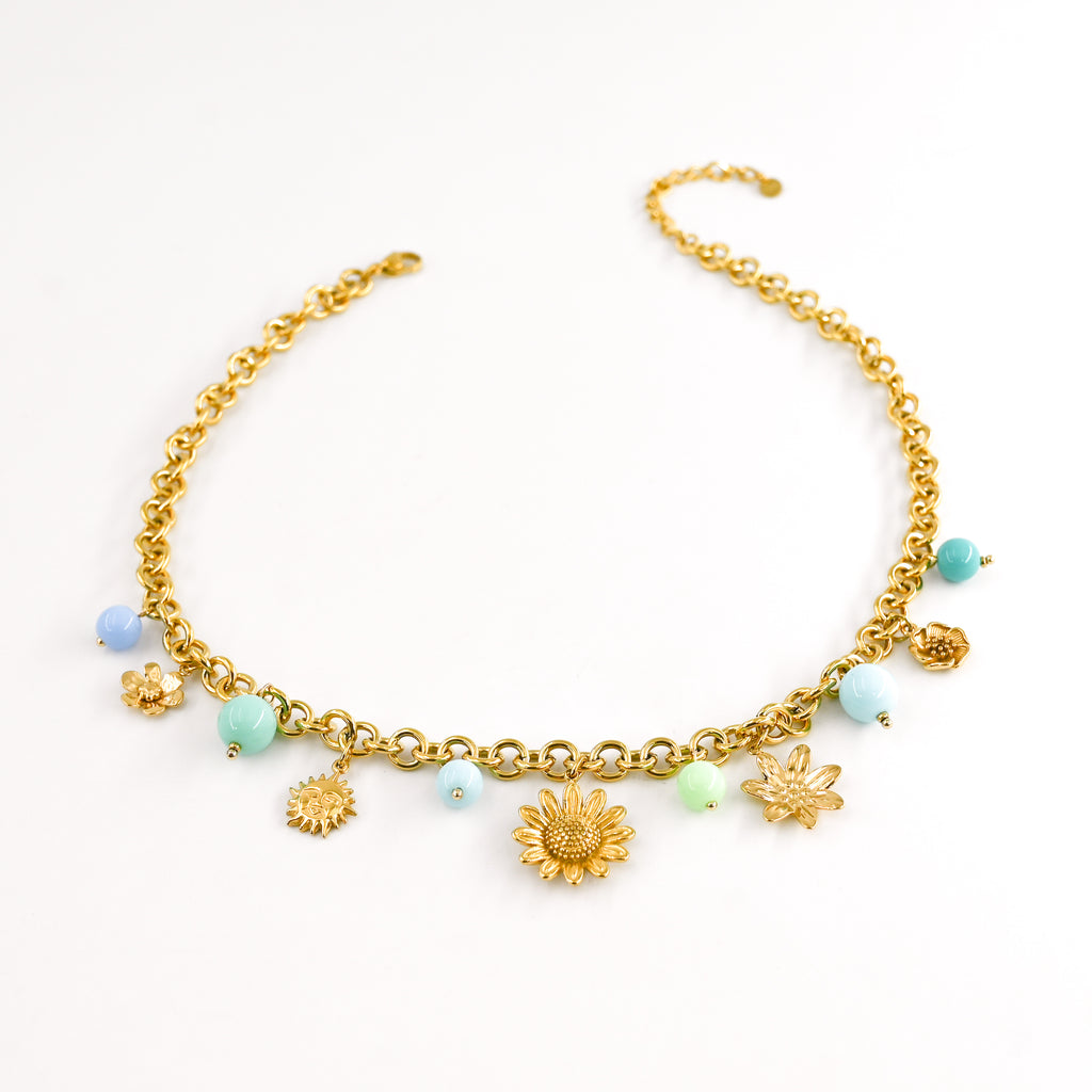 Collier SOLAL BLEU