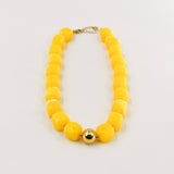 Collier ODON CUBE JAUNE