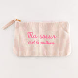 Pochette message MA SOEUR C'EST LA MEILLEURE