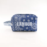 Trousse de toilette L'AMOUR Bleu