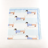 Foulard Dog Lover Bleu