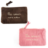 Pochette message "MA SOEUR" (+ de couleurs)