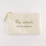 Pochette message MA SOEUR C'EST LA MEILLEURE