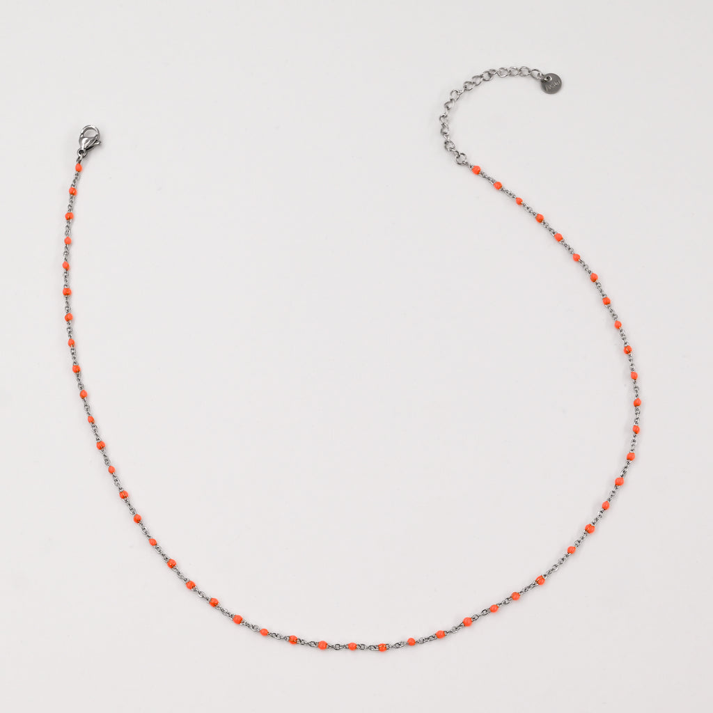 Collier MÉLISSA ARGENTÉ (+ de couleurs)