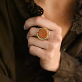 Bague PILEA SABLE D'OR