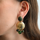Boucles d'oreilles ADOSIA VERT