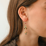 Boucles d'oreilles FAGGIO MARRON