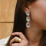 Boucles d'oreilles IBELINA BLANC