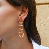 Boucles d'oreilles IBELINA ORANGE