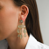 Boucles d'oreilles KRISTINA VERT
