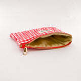 Pochette Vichy "AMOUR" Rouge