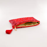Pochette Paisley Rouge