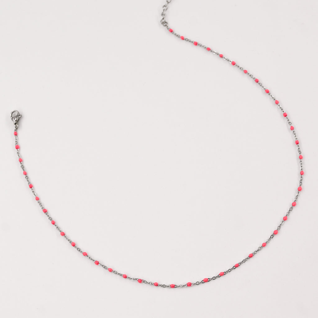 Collier MÉLISSA ARGENTÉ (+ de couleurs)