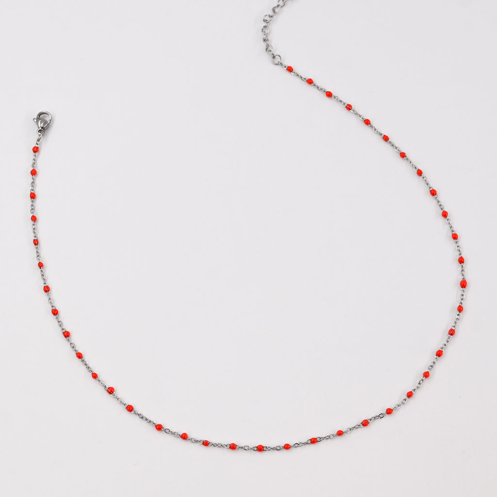 Collier MÉLISSA ARGENTÉ (+ de couleurs)