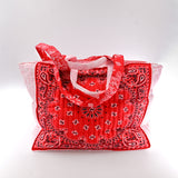 Cabas Paisley Rouge