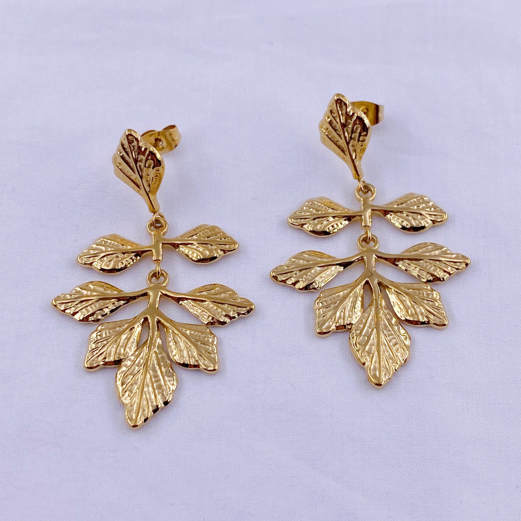 Boucles d'oreilles FEUILLE
